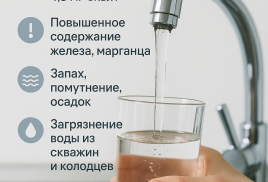 Качество воды в Среднеуральске: что течёт из крана, колодца и скважины?